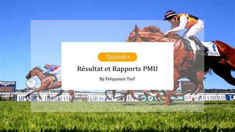 Vidéo du Quinté en replay et des courses PMU du jour en direct